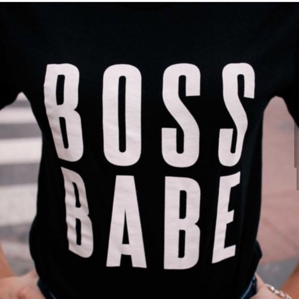 Boss Babe Graphic Tee - Short Sleeve in Black - Picture 2 of 3